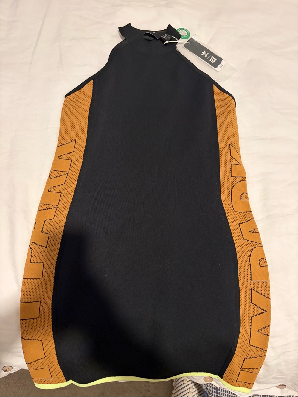 IVY PARK Black Ribbed Athletic dress